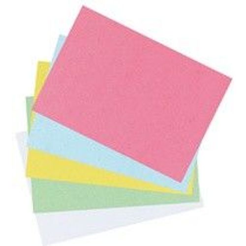 Herlitz Fiches Bristol, Format A6, Uni, Jaune