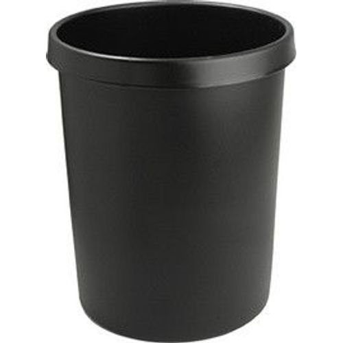 Helit Corbeille ¿ Papier En Plastique, Rond, 45 Litres, Gris