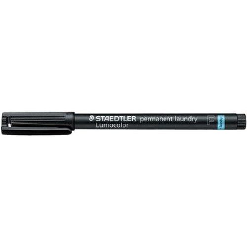 Staedtler Lumocolor Marqueur Pour Textiles Laundry, Noir