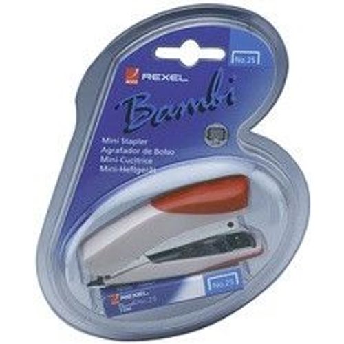 Rexel Mini-Agrafeuse Bambi, Coloris Assortis
