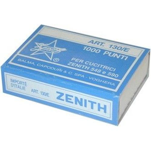 Zenith Agrafes 130/E, En Acier, Boîte De 5000