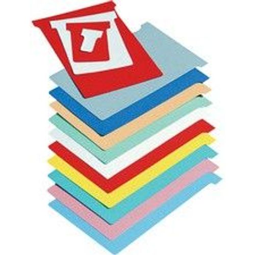 Nobo Fiches T Indice 4, Lot De 100 (Bleu Clair)