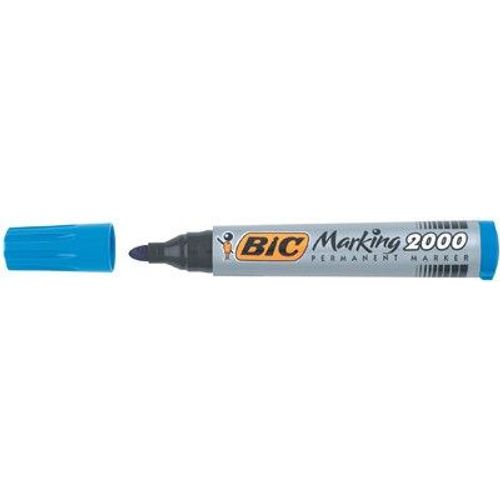 Bic Marqueur Permanent Marking 2000 - Pointe Ogive - Bleu