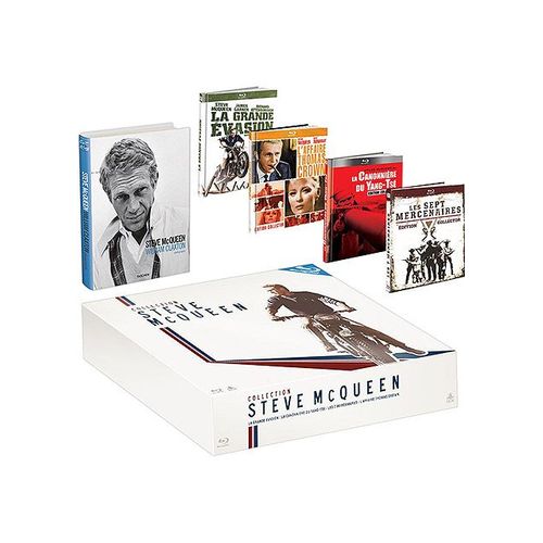 Collection Steve Mcqueen (I) - 4 Films : La Grande Évasion + Les Sept Mercenaires + L'affaire Thomas Crown + La Canonnière Du Yang-Tsé - Édition Limitée - Blu-Ray