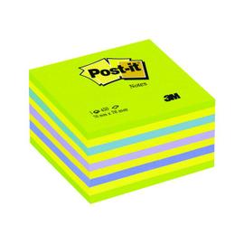 Blocs Post-it® 76 x 76 mm classique coloris jaune, lot de 12