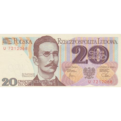 Billet De 20 Zlotych Polonais