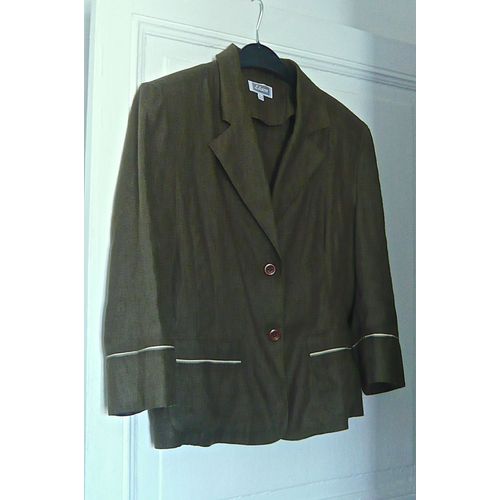 Veste Etam 42 Vert Kaki Fonce Comme Neuve