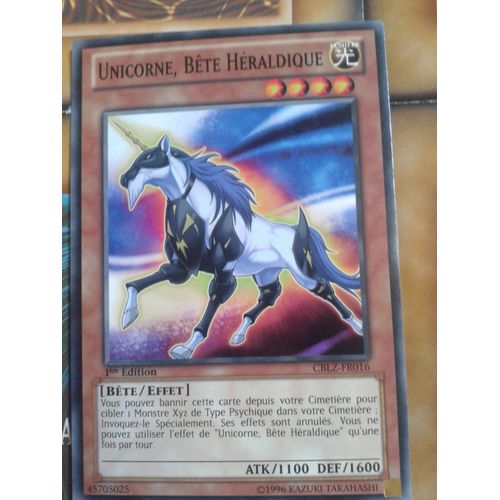 Unicorne, Bête Héraldique Cblz-Fr016 - Commune