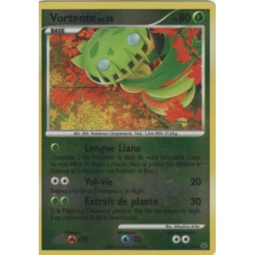 Carte Pokémon "Vortente Niv.38" Pv80 Holo Reverse 43/127