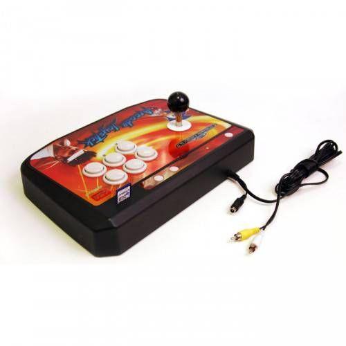 Console Sega Megadrive Arcade Stick Joystick + Port Carte Sd + 26 Jeux ""