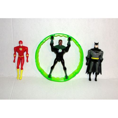 Batman  Green Lantern  Flasch  Figurines Articulés Ligue Des Justiciers 15 Cm Tm Dc Comics