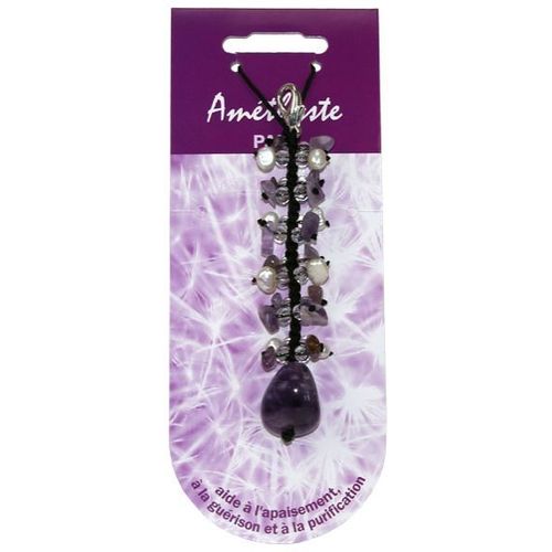 Bijoux Pierre De Vertu   Amethyste   Lot De 5