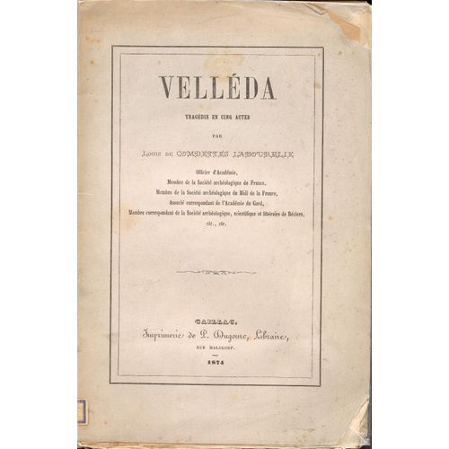 Velléda, Tragédie En Cinq Actes