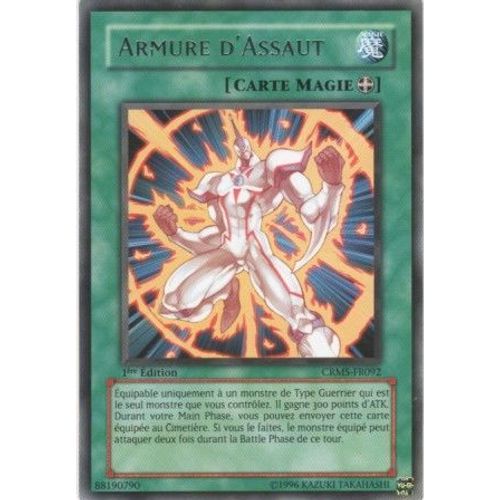 Carte Yu-Gi-Oh! "Armure D'assaut" Rare Crms-Fr092