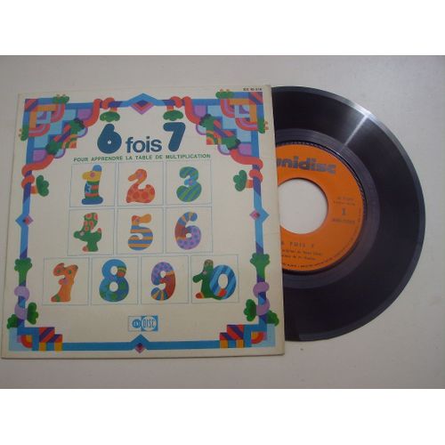 6 Fois 7.Pour Apprendre La Table De Multiplication