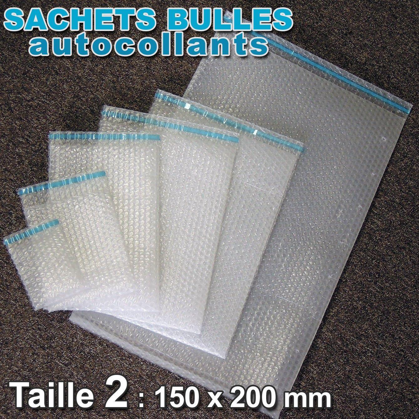 Boite de 100 sachet zip 150x200mm - 50µ