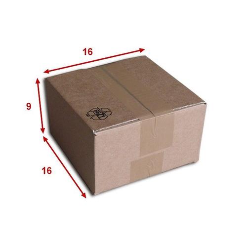 Lot De 50 Boîtes Carton (N°3) Format 160x160x90 Mm