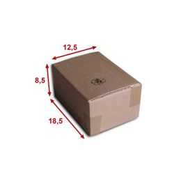 Lot De 25 Boîtes Carton (N°5a) Format 185x125x85 Mm