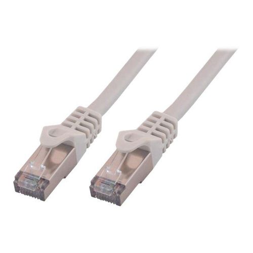 MCL Samar Eco - Cordon de raccordement - RJ-45 (M) pour RJ-45 (M) - 2 m - paire torsadée écrantée (F/UTP) - CAT 6 - moulé, sans crochet, bloqué - gris