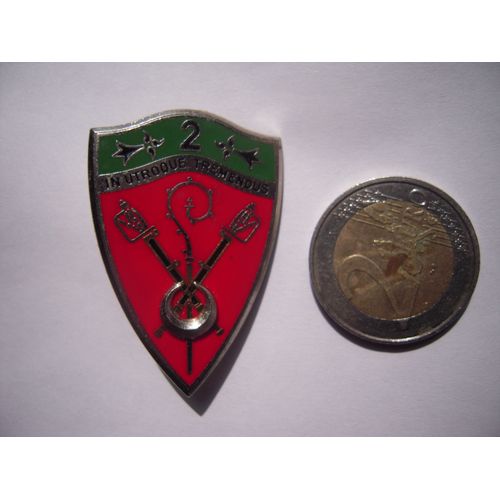 Insigne Du 2e Régiment De Chasseurs  (Chasseurs Des Evêchés)