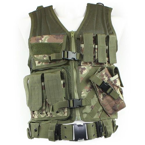 Gilet De Combat Usmc - Camouflage Wl Vgtato - Miltec