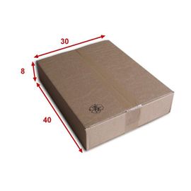 Lot De 25 Boîtes Carton (N°52) Format 400x300x80 Mm