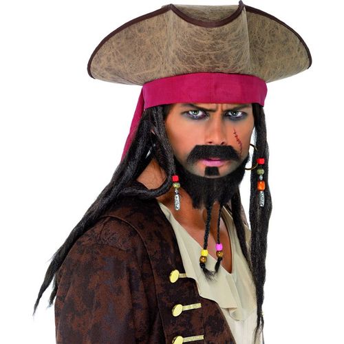 Pirate Marron Avec Dreadlocks Sd