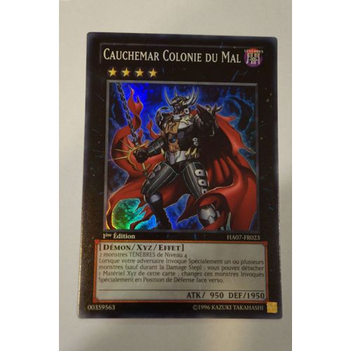 Yu-Gi-Oh Cauchemar Colonie Du Mal Ha07-Fr063 Super Rare