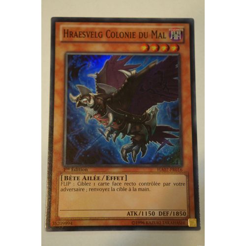Yu-Gi-Oh Hraesvelg Colonie Du Mal Ha07-Fr016 Super Rare