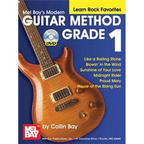 Modern Guitar Method Grade 1, Learn Rock Favorites + Dvd