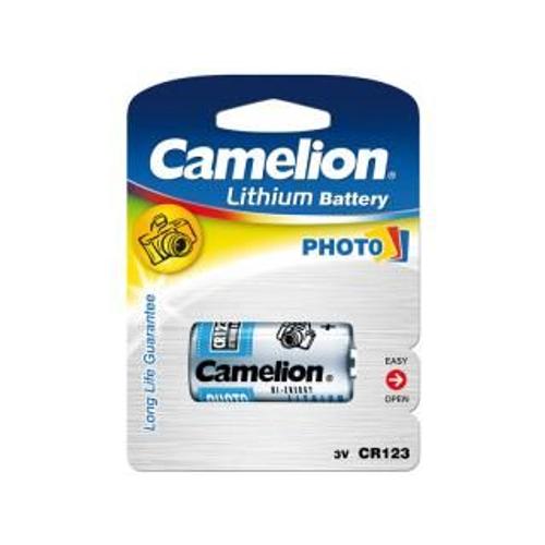 Camelion - 1 Pile Lithium pour photo CR123A 3V