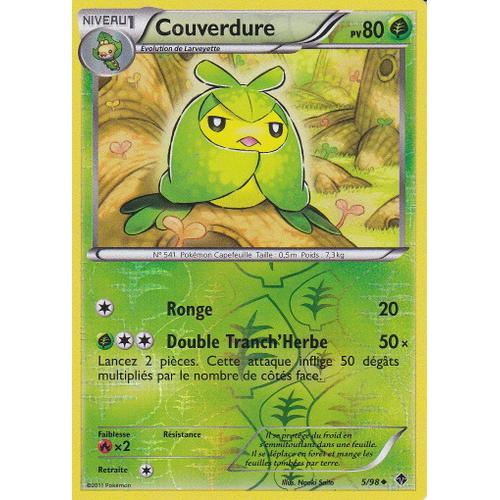 Carte Pokemon - Couverdure - 5/98 - Reverse - Pouvoirs Emergents -