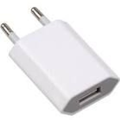 Prise Chargeur Adaptateur Secteur Usb Blanc Pour Iphone 3, 4 , 5, Ipad, Ipod