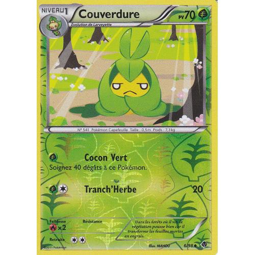 Carte Pokemon - Couverdure - 6/98 - Reverse - Pouvoirs Emergents -