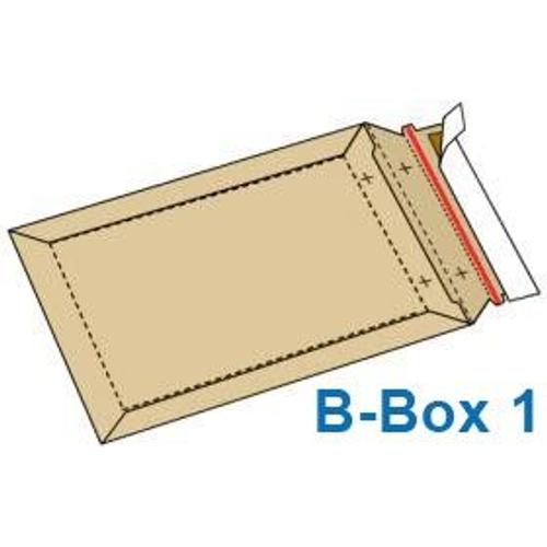 Enveloppe Carton B-Box 1 Marron Format 176x250 Mm - Lot De 100