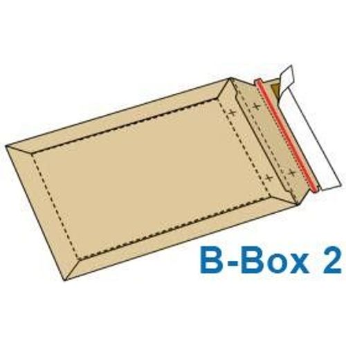 Enveloppe Carton B-Box 2 Marron Format 215x270 Mm - Lot De 50