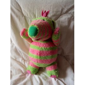 Peluche Fimbles Vert Et Rose L'extraterrestre  28cm