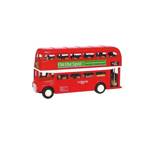 Voiture Véhicule Miniature Aec Londonien Londres Bus N° 94 Impérial Couvert/1:50-Welly