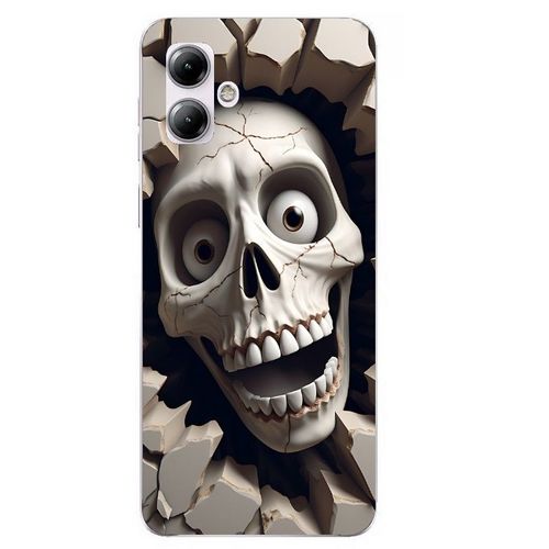 Coque Pour Moto G54 5g Mort Squelette Smile