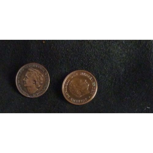 Lot 2 Pièces De 1 Cent Pays Bas 1948