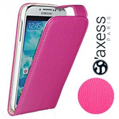 Housse So Axess « Chic » Samsung S4 Rose