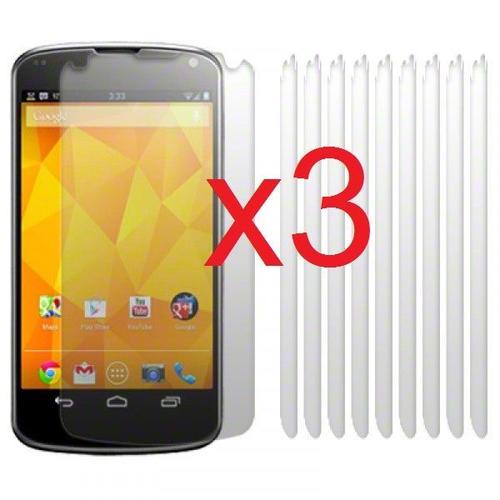 Films Transparents Lg Google Nexus 4  (Lot De 2)