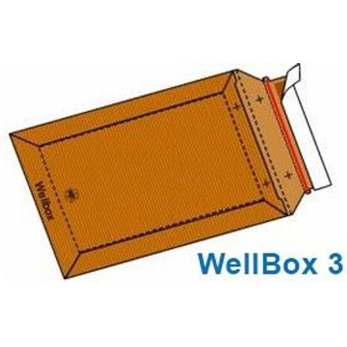 100 Enveloppe En Carton Wellbox 3 Format 238x316 Mm