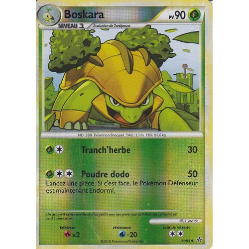 Carte Pokemon - Boskara - 31/95 - Reverse - H.S Dechainement