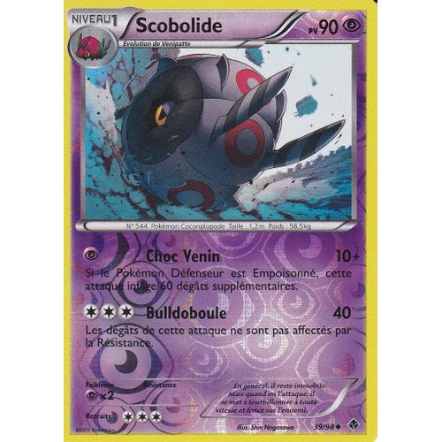 Carte Pokemon - Scobolide - 39/98 - Reverse - Pouvoirs Emergents -