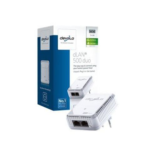 devolo dLAN 500 duo - Pont - HomePlug AV (HPAV) - Branchement mural