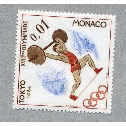 Timbre Monaco Neuf
