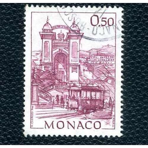 Timbre Monaco Oblitéré