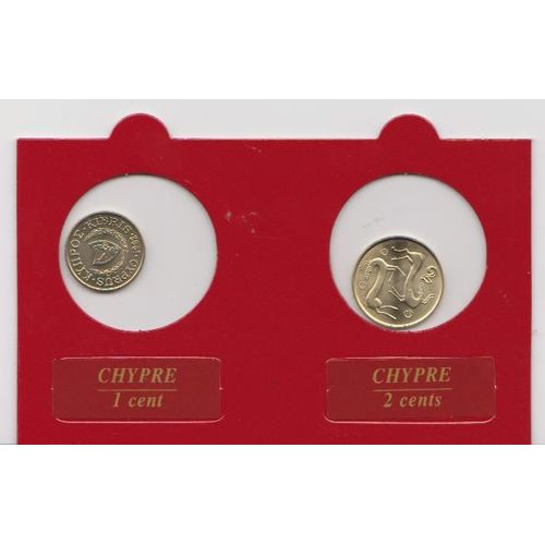 1 Pièce De 1 Cent + Une Autre De 2 Cents