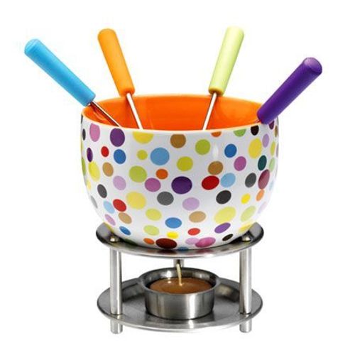 Mastrad Set À Fondue Chocolat Pop Pois